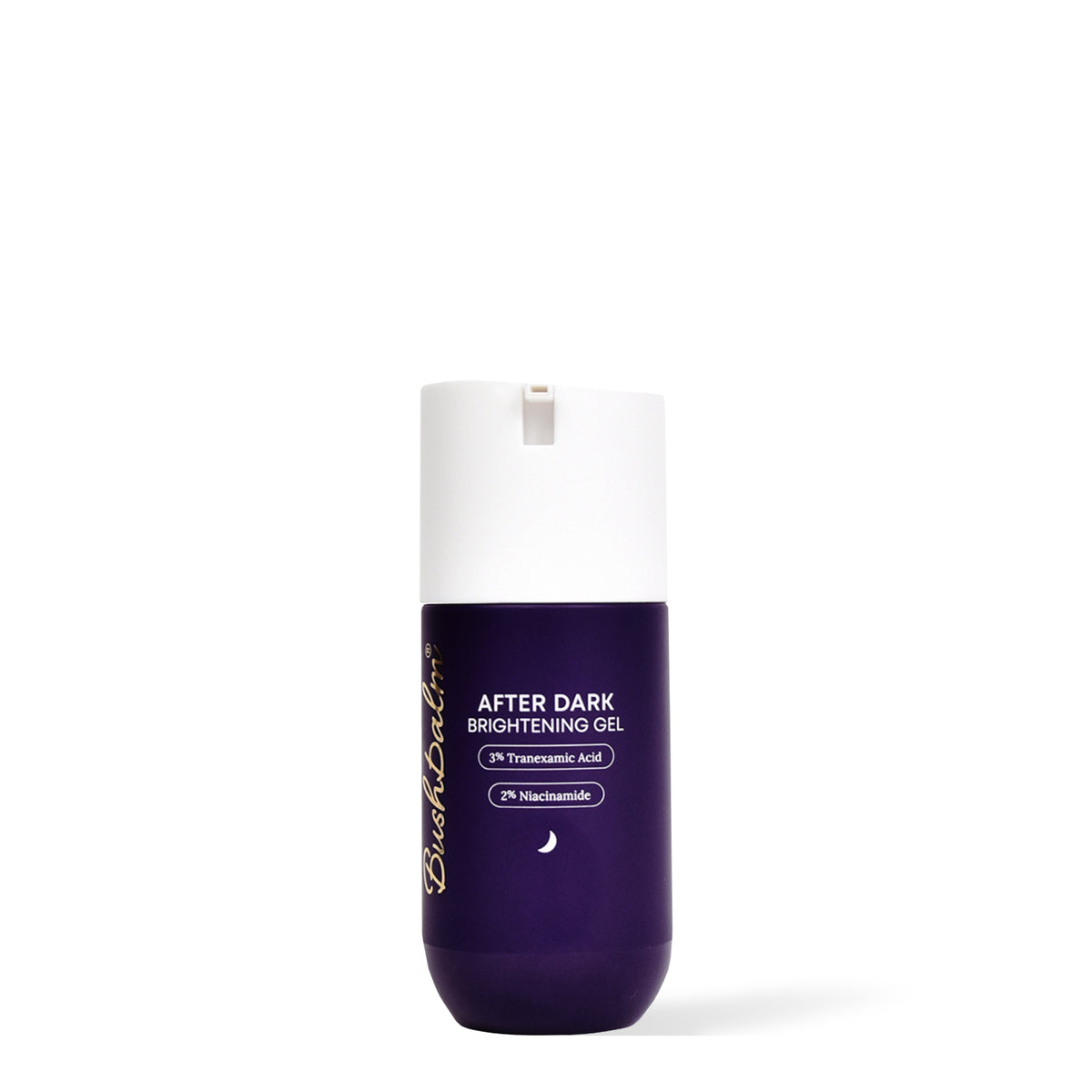 Flacon pompe de 50 ml du gel éclaircissant Bushbalm After Dark Brightening Gel
