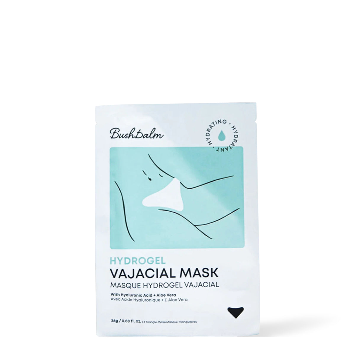 Sachet du masque Bushbalm Hydrogel Vajacial Triangle Mask
