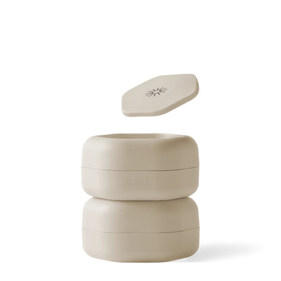 Cadence Daily Duo travel capsules in Sand
