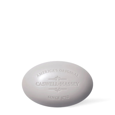 Pain de savon LX48 Caswell-Massey, pain de savon ovale gravé de l'emblème Caswell-Massey