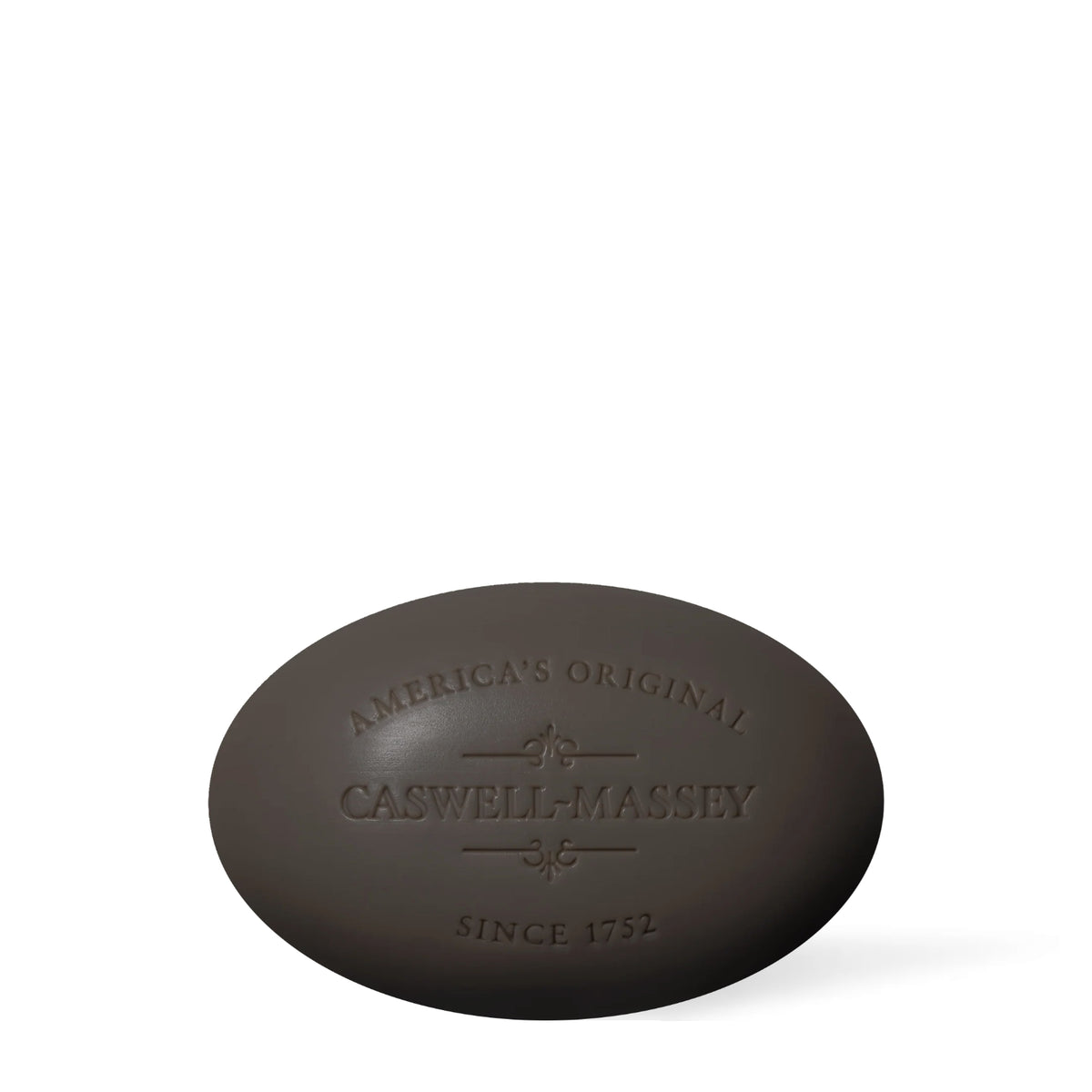 Pain de savon OAIRE Caswell-Massey, pain de savon ovale gris foncé