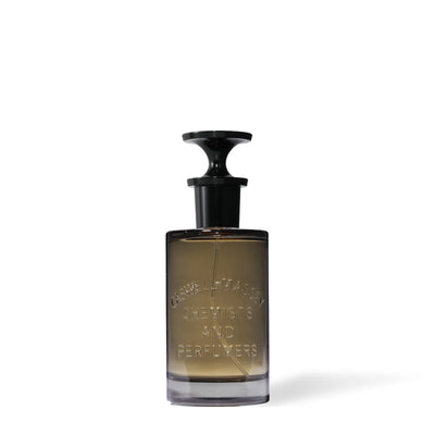 Eau de parfum OAIRE Caswell-Massey, flacon de 100 ml en verre ambré fumé avec bouchon noir