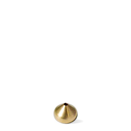 Cedar and Myrrh Medium Waterdrop Brass Incense Holder