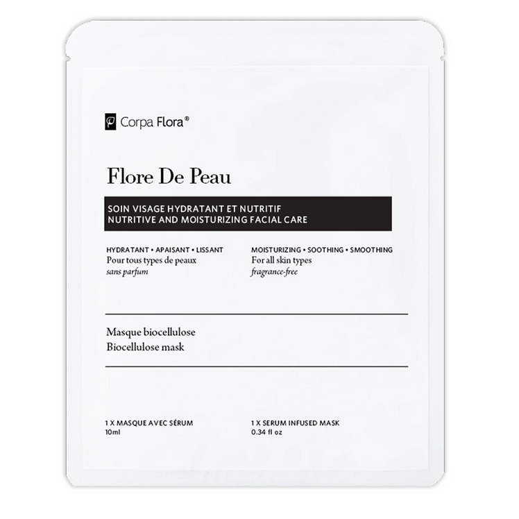Masque Biocellulosique Visage Flore De Peau