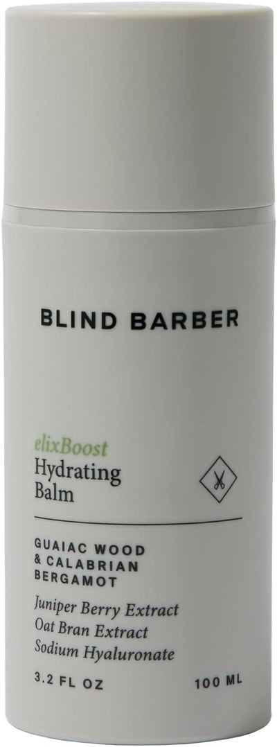 Blind Barber elixBoost Hydrating Balm container on a white background