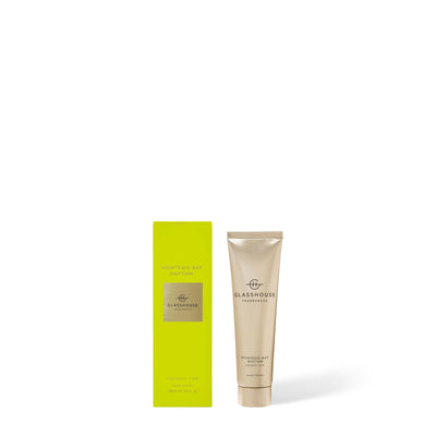 Glasshouse Fragrances Montego Bay Rhythm hand cream, 100 ml, on a white background