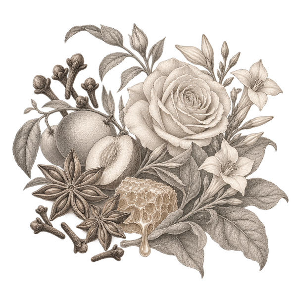 Fragrance-note illustration