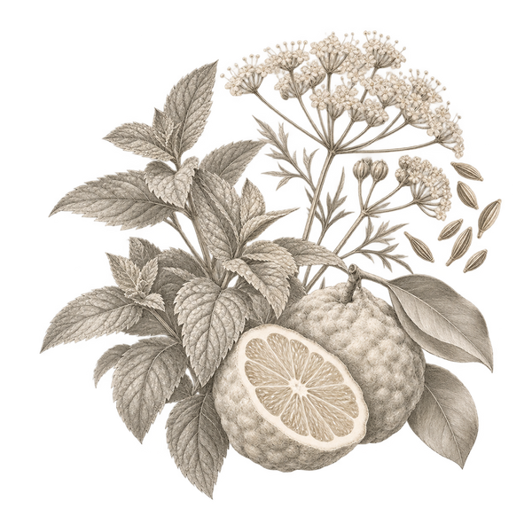 Fragrance-note illustration