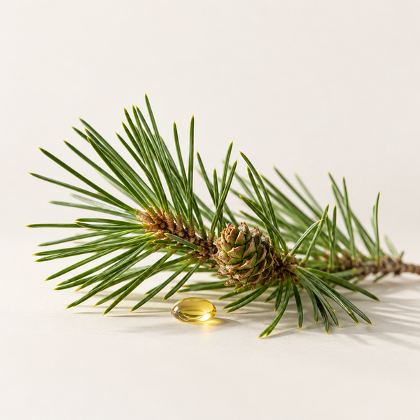 Pine seedcake extract