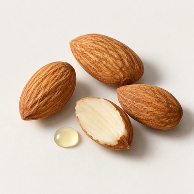 Sweet almond and sunflower oils