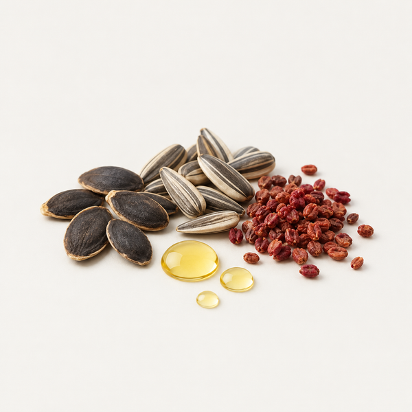 Luffa, Sunflower and Raspberry Seed Oils