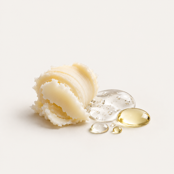 Complex of sugars, Hyaluronic acid, Shea butter and plant-based squalane
