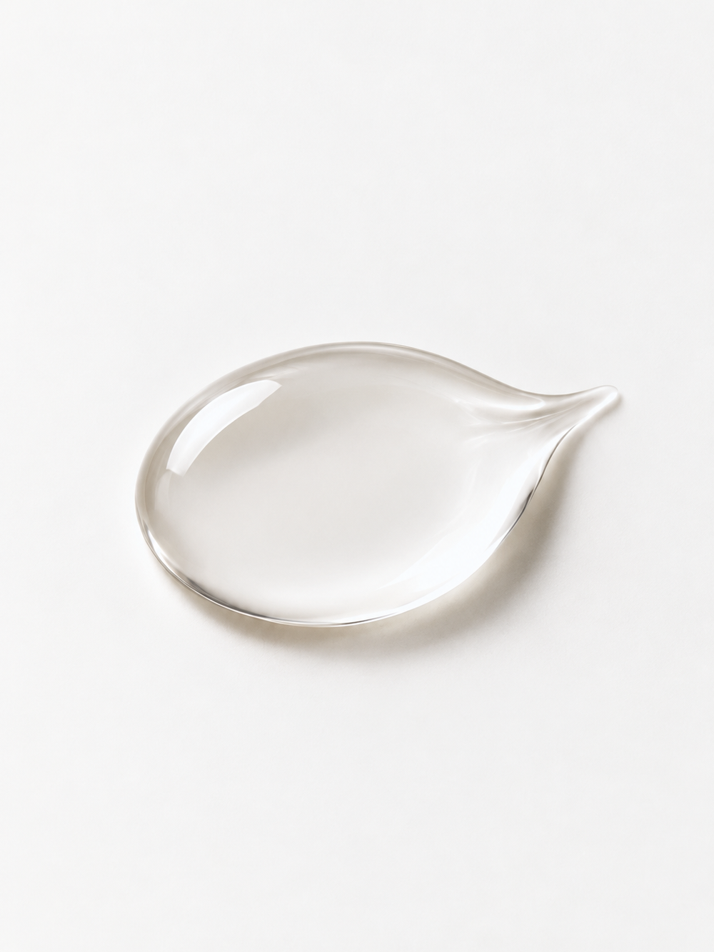 Step 3: serums skincare texture on a pale ivory background.