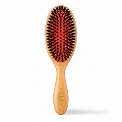 Brosse Mason Pearson Junior BN2W en sanglier et nylon, bois naturel