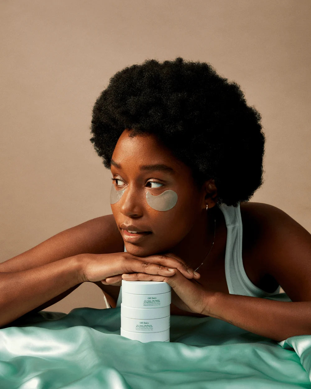 OffDuty™ Sea Algae + Bio-Peptide Smoothing Biodegradable Eye Masks | Eye - Puffiness | LOSHEN & CREM