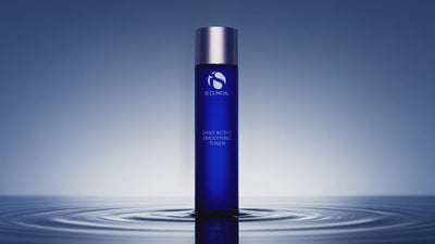 iS Clinical Daily Active Smoothing Toner, product benefits and cotton-pad application, desktop homepage video