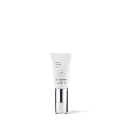 Tube de 15 ml du Gel pour les yeux Instant Effect de Skinbetter Science, vue de face sur fond blanc