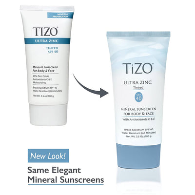 TIZO ULTRA ZINC FACE - BODY SPF 40 | Mineral sun protection | LOSHEN & CREM