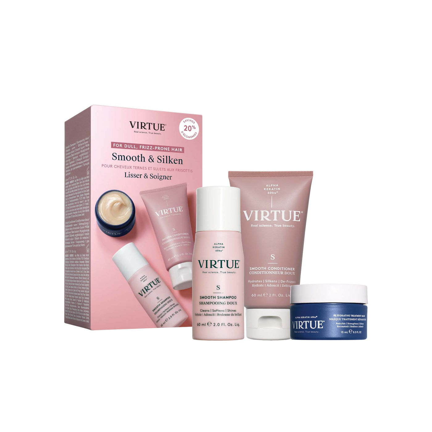 VIRTUE SMOOTH DISCOVERY KIT | Hair care set | LOSHEN & CREM