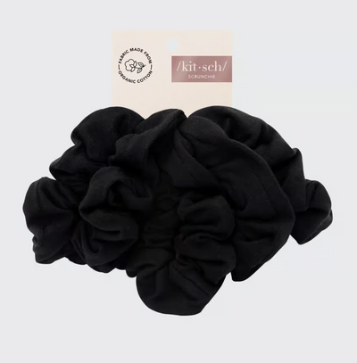 ORGANIC COTTON KNIT SCRUNCHIES - 5 PC | Hair Accessories | LOSHEN & CREM