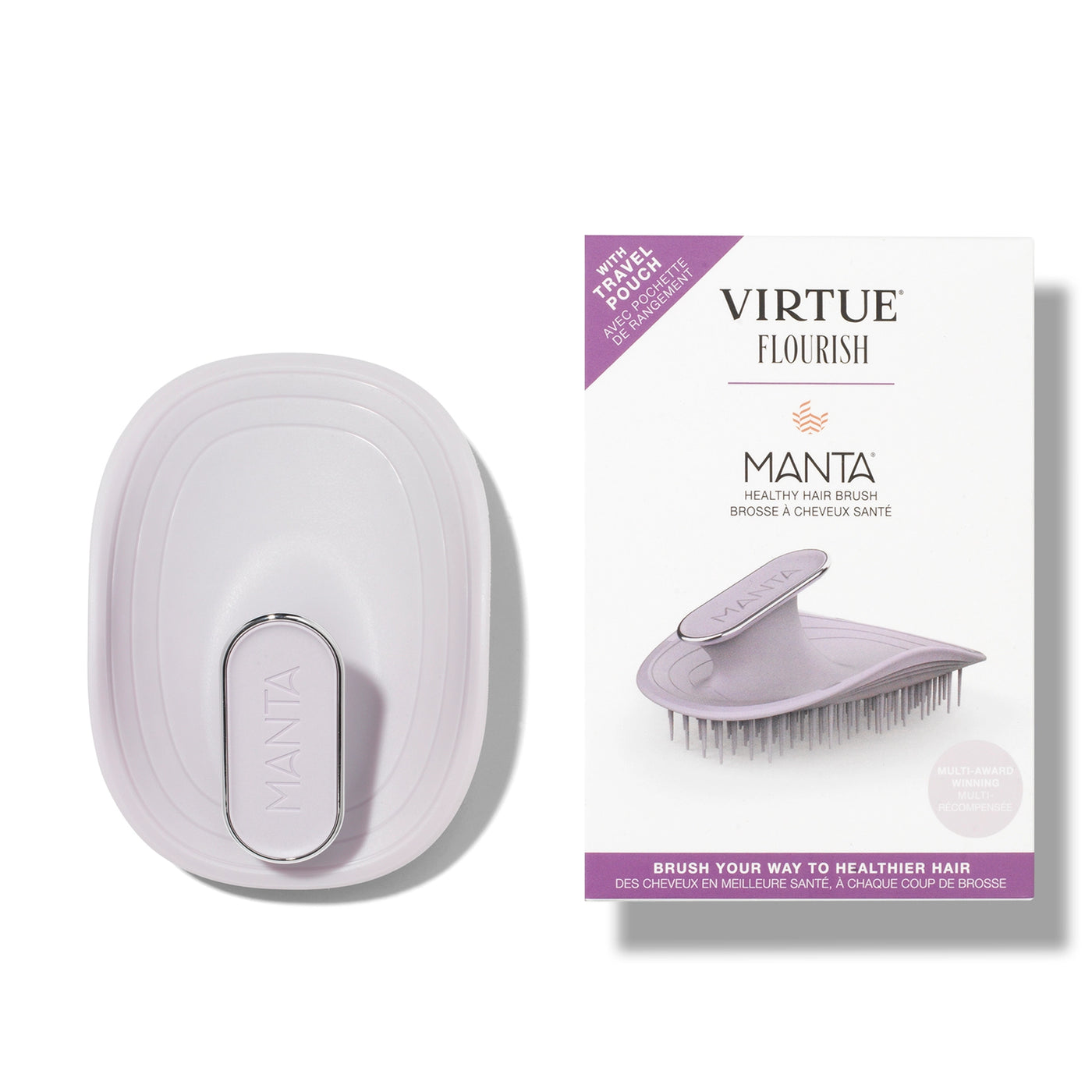 VIRTUE LABS x MANTA HAIR BRUSH | Combs & Brushes | LOSHEN & CREM