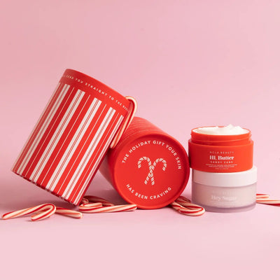 CANDY CANE BODY SCRUB + BODY BUTTER | Body Cream | LOSHEN & CREM