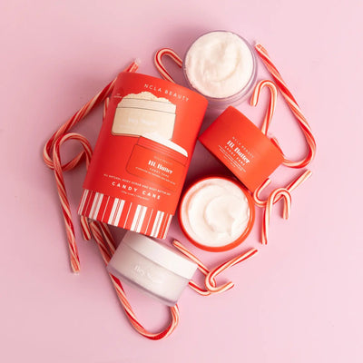 CANDY CANE BODY SCRUB + BODY BUTTER | Body Cream | LOSHEN & CREM