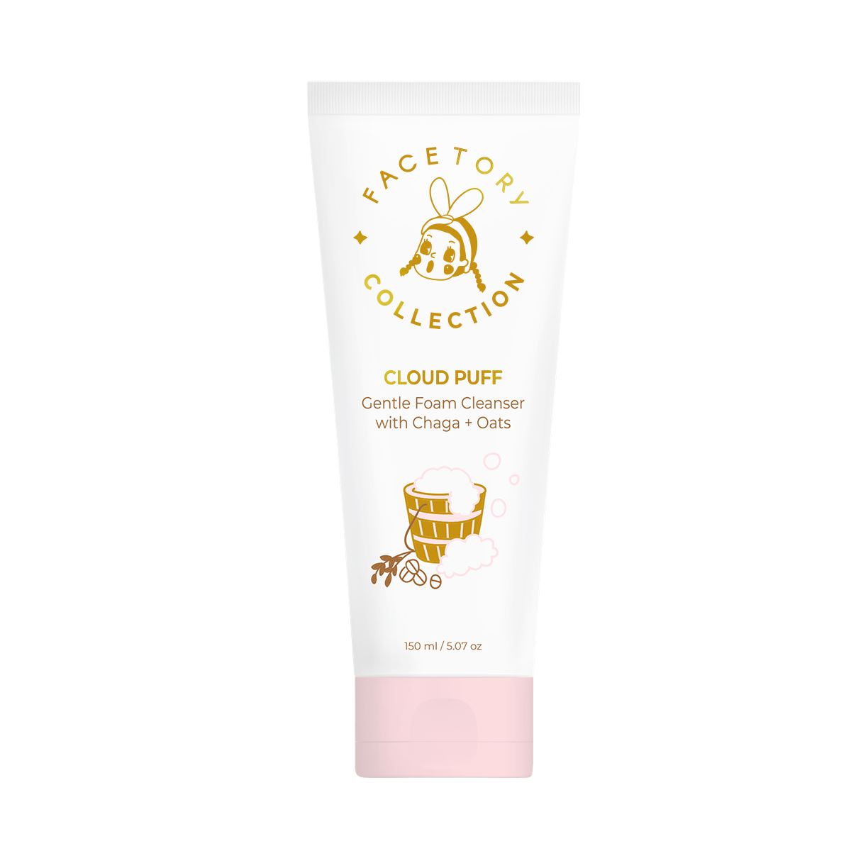 CLOUD PUFF GENTLE FOAM CLEANSER WITH CHAGA + OATS | Cleanser | LOSHEN & CREM
