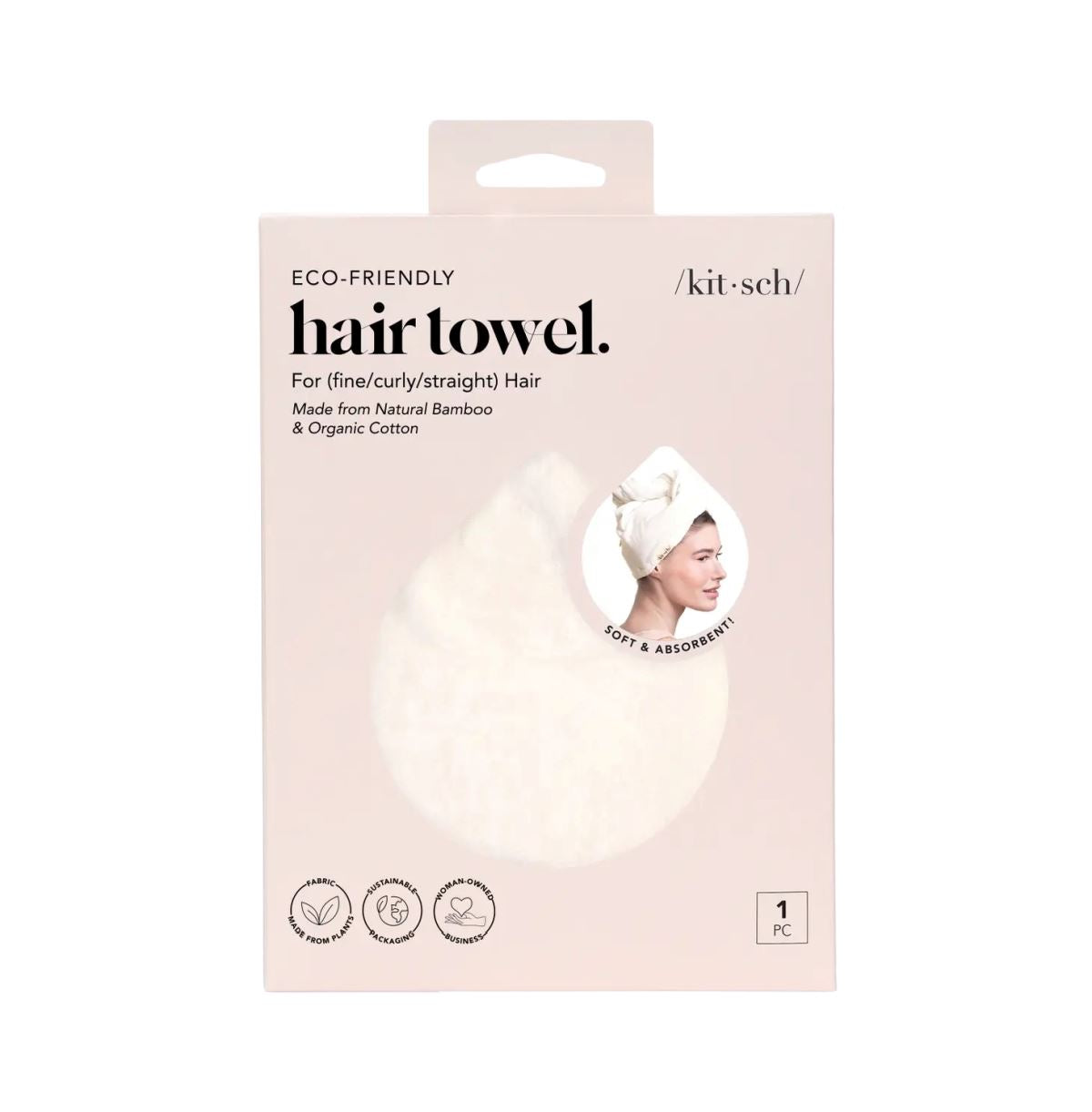 ECO-FRIENDLY HAIR TOWEL | Hair towel | LOSHEN & CREM