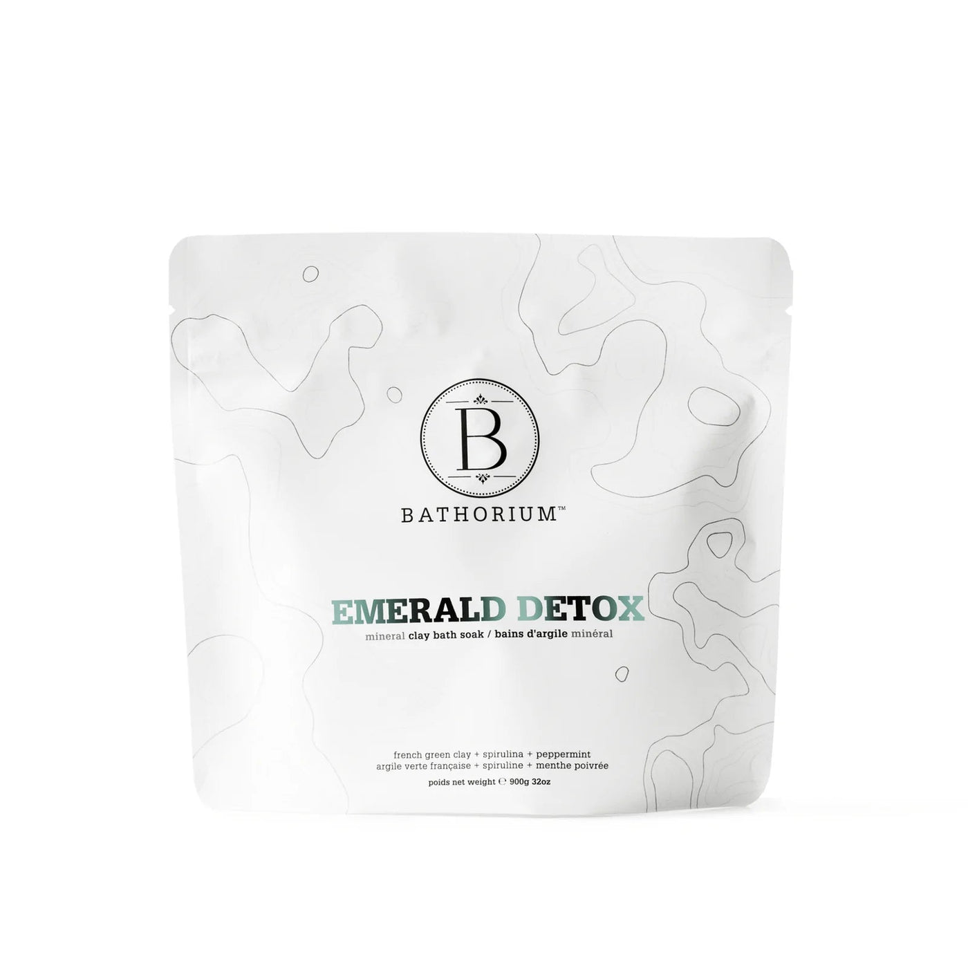 EMERALD DETOX CLAY MINERAL BATH SOAK | Bath detox soak | LOSHEN & CREM