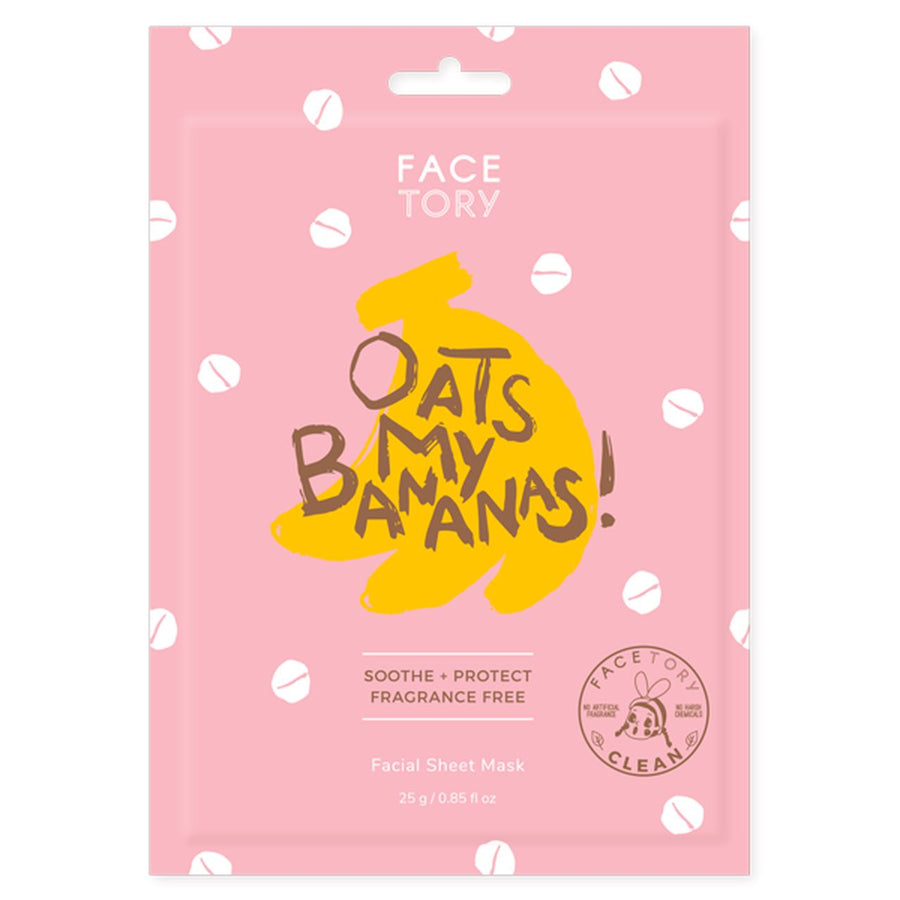 Facetory Oats My Bananas Sheet Mask - Soothing & Protecting
