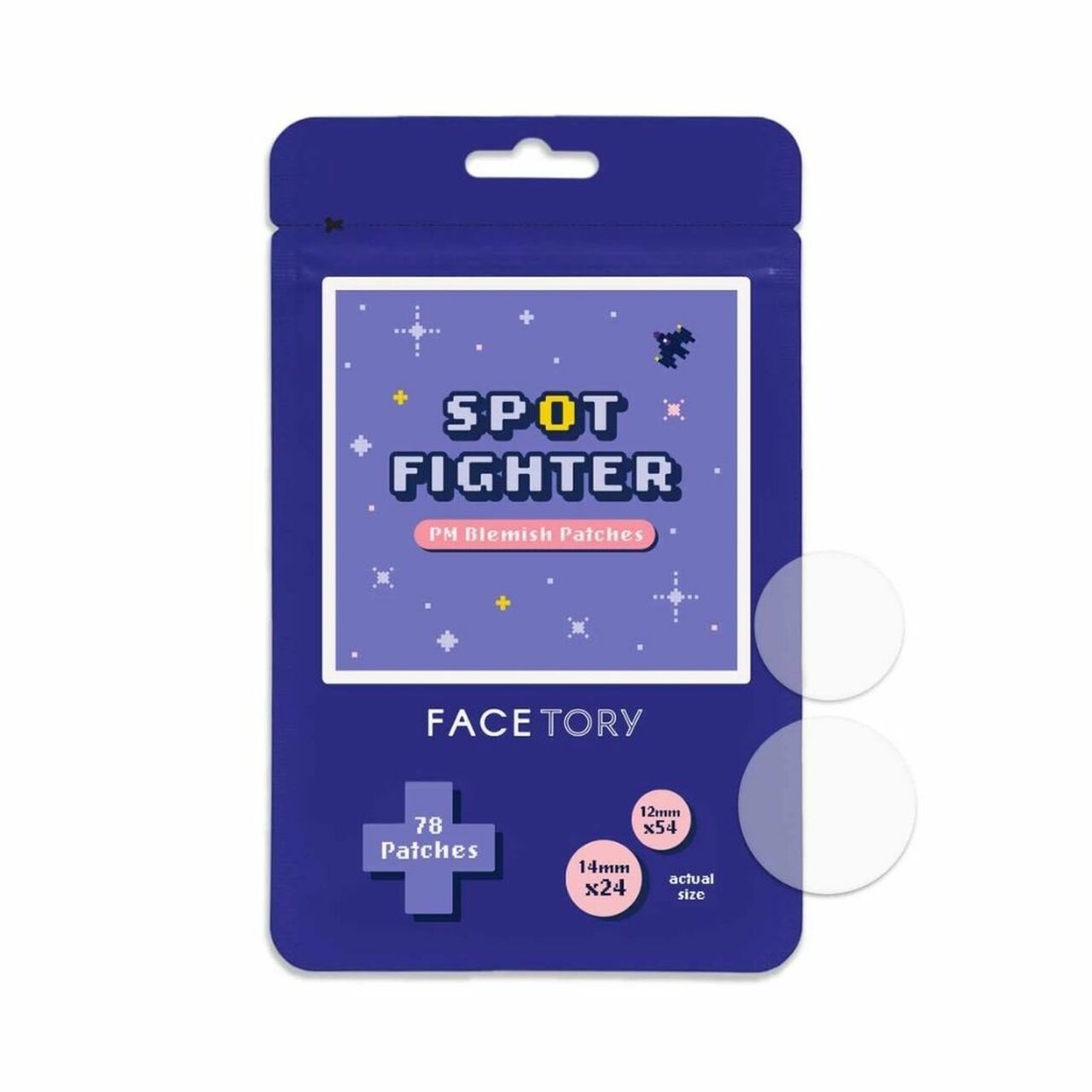 FACETORY SPOT FIGHTER BLEMISH PATCHES - FOR ACNE AND PIMPLES - PM | spot treatment | LOSHEN & CREM