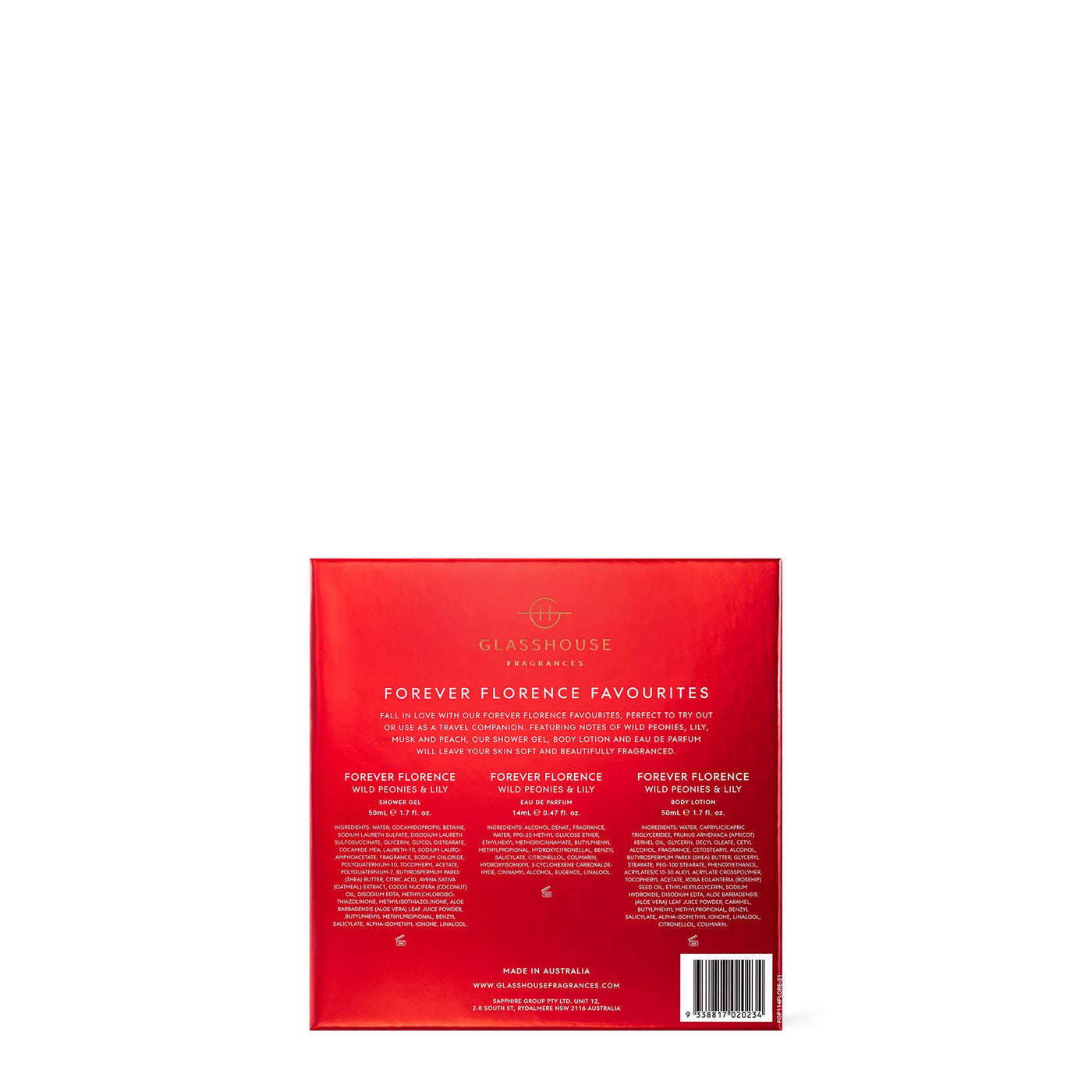 FOREVER FLORENCE- Personal fragrance Set | gift set | LOSHEN & CREM