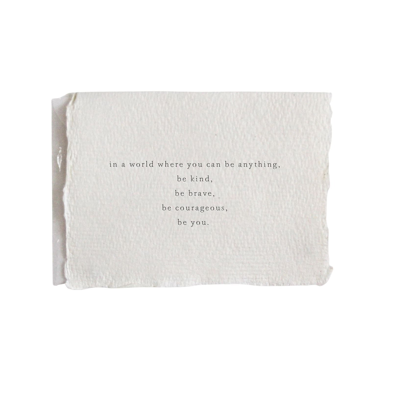 IN A WORLD WHERE YOU CAN BE ANYTHING BE KIND MINI CARD | Greeting & Note Cards | LOSHEN & CREM