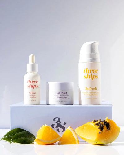 IN THE CLEAR 3-STEP KIT FOR BLEMISH-PRONE SKIN | SkinCare Kit | LOSHEN & CREM