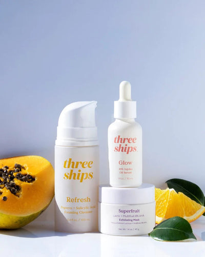 IN THE CLEAR 3-STEP KIT FOR BLEMISH-PRONE SKIN | SkinCare Kit | LOSHEN & CREM