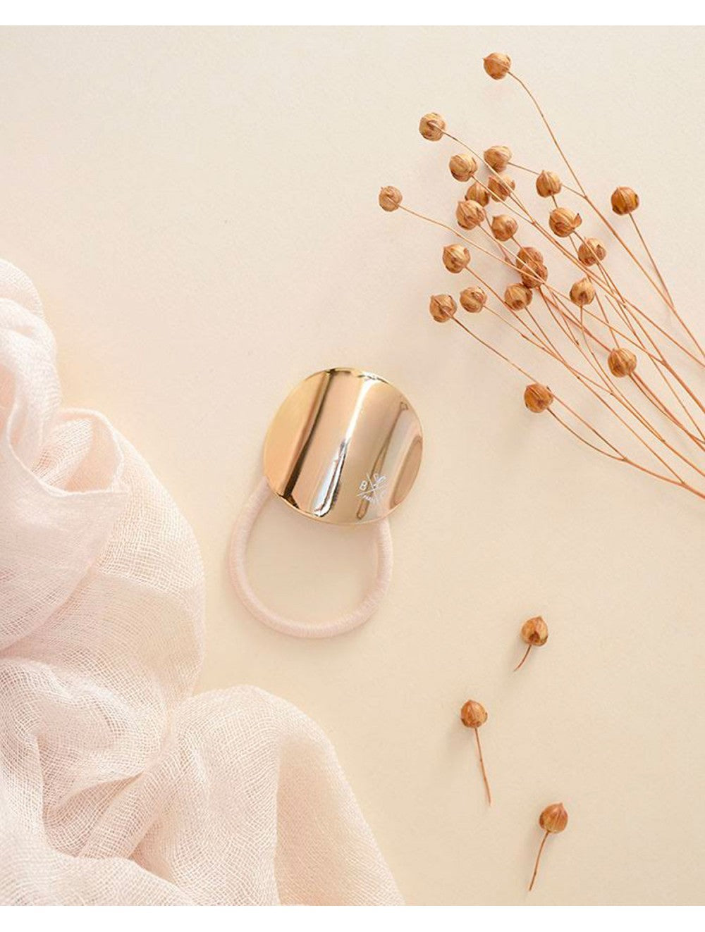 Golden plate elastic | Hair elastic | LOSHEN & CREM