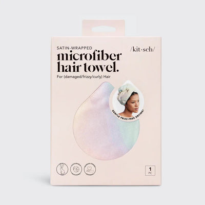 KITSCH SATIN WRAPPED HAIR TOWEL | Hair Styling Tools | LOSHEN & CREM