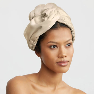 KITSCH SATIN WRAPPED HAIR TOWEL | Hair Styling Tools | LOSHEN & CREM