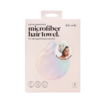 KITSCH SATIN WRAPPED HAIR TOWEL | Hair Styling Tools | LOSHEN & CREM