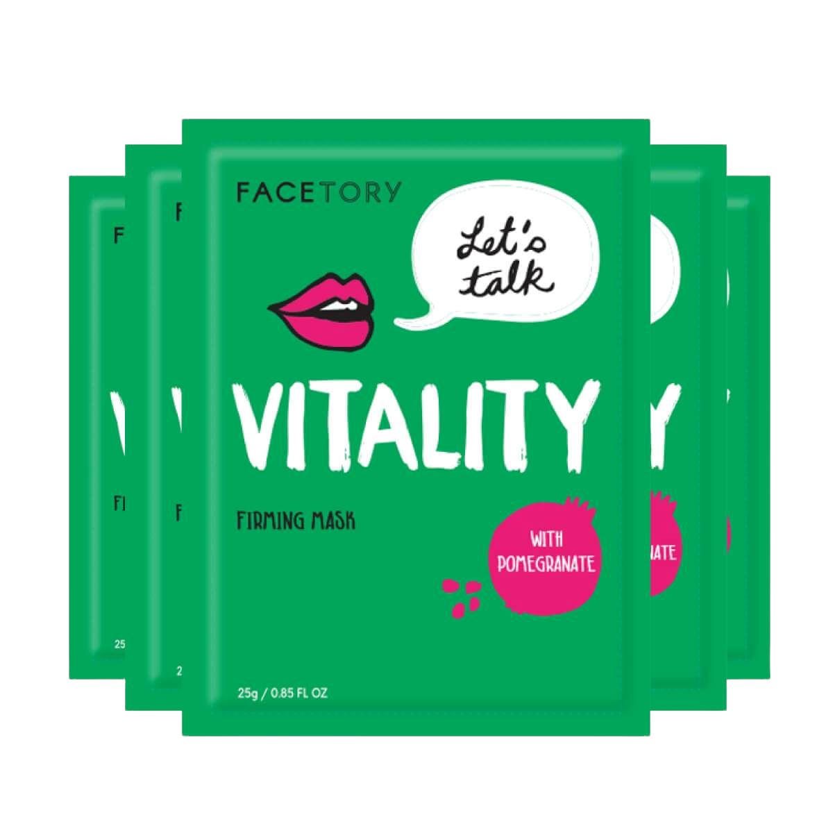 LET'S TALK VITALITY SHEET MASK - FIRMING | Sheet Mask | LOSHEN & CREM