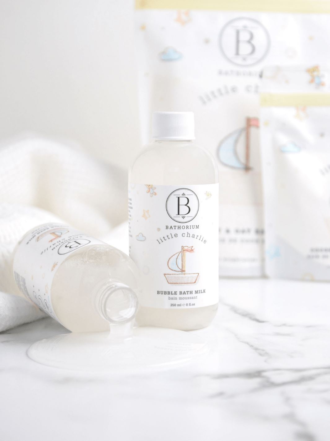LITTLE CHARLIE BUBBLE BATH MILK | Baby Bath | LOSHEN & CREM