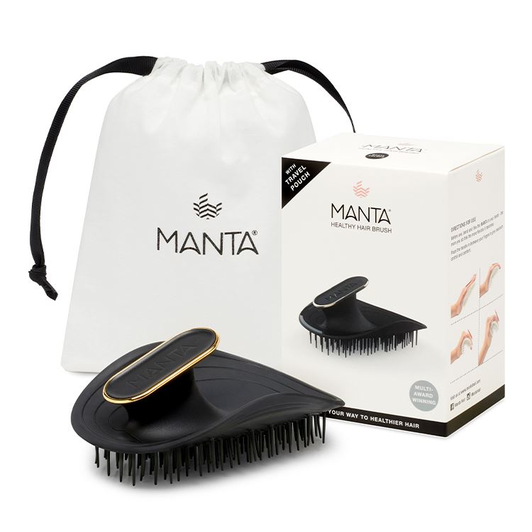 MANTA HAIR BRUSH - black | Manta hair brush | LOSHEN & CREM