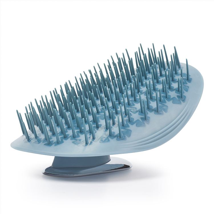 MANTA HAIR BRUSH - Blue with mirror | Combs & Brushes | LOSHEN & CREM
