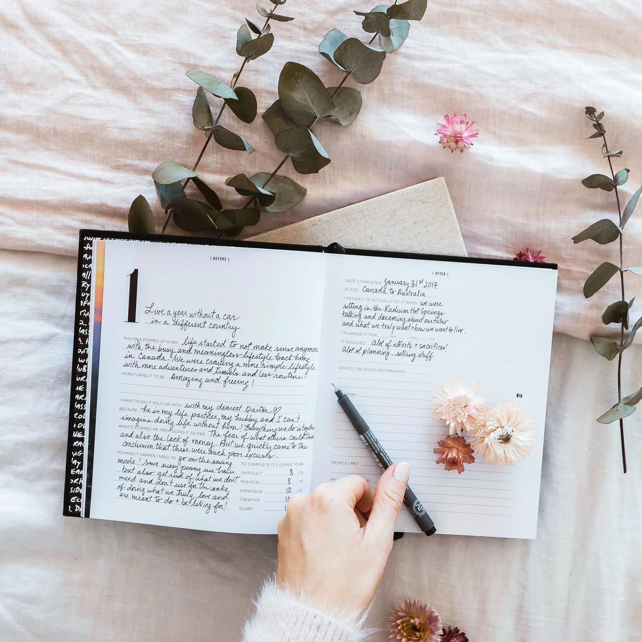 MY BUCKETLIST | Journal | LOSHEN & CREM