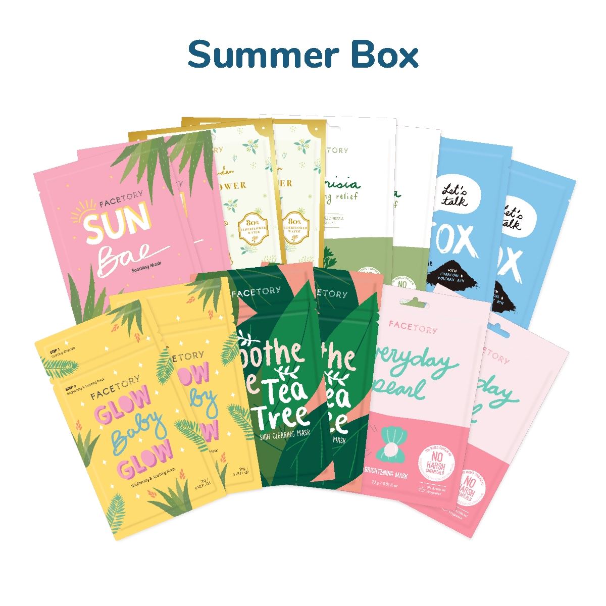 SUMMER ESSENTIALS SHEET MASKS BUNDLE | Masks | LOSHEN & CREM