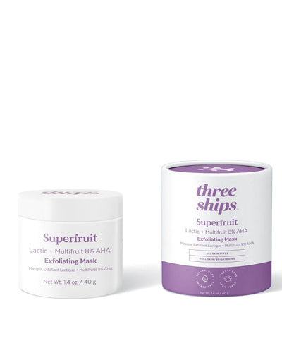 SUPERFRUIT LACTIC + MULTIFRUIT 8% AHA EXFOLIATING MASK | AHA | BHA mask | LOSHEN & CREM